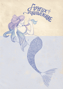 Sirenes enchanteresses pour un joyeux anniversaire